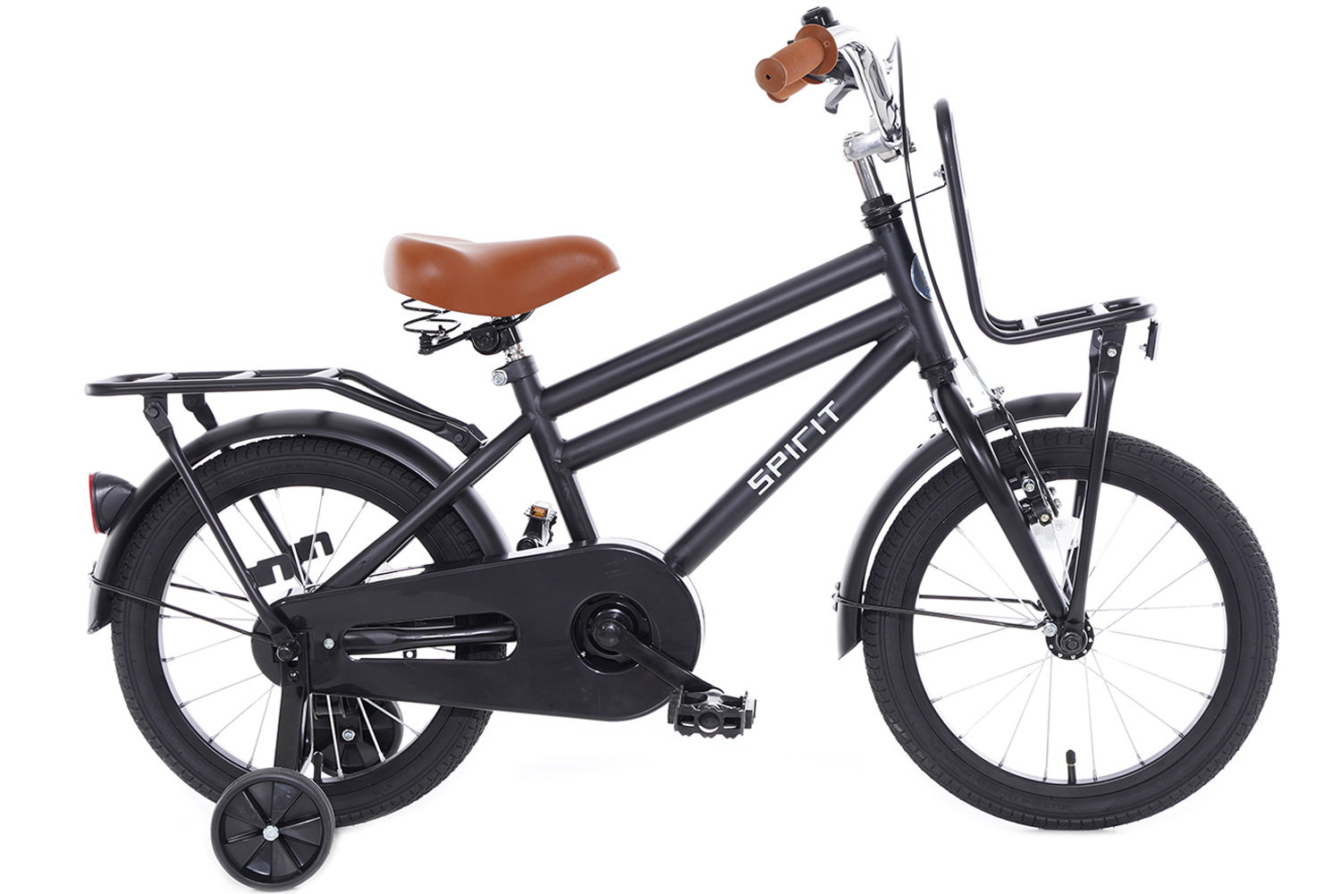 Kan worden berekend een vergoeding amplitude Spirit Urban Jongensfiets Mat-Zwart 14 inch - Jongensfiets | City-Bikes.nl