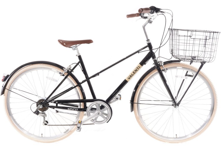 Spirit Valenti 6-Speed Damesfiets Zwart