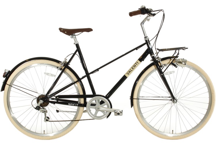 Valenti 6-Speed Damesfiets Zwart