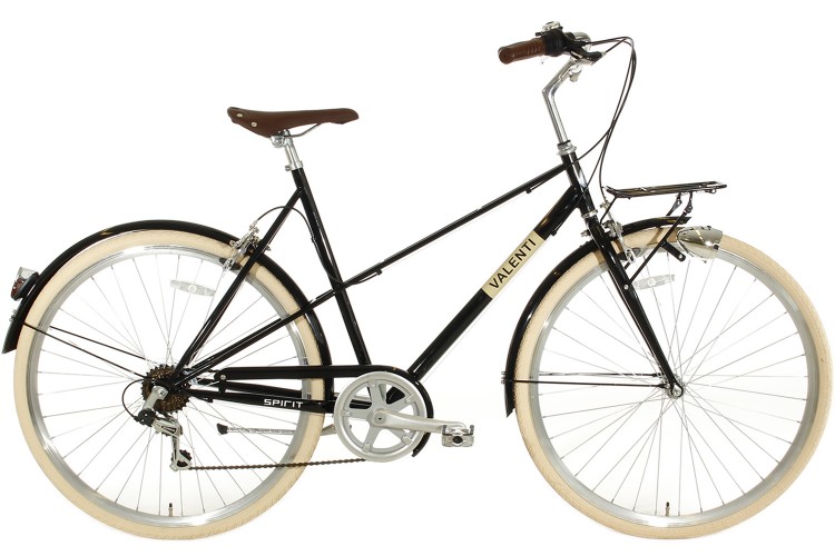 Spirit Valenti 6-Speed Damesfiets Zwart