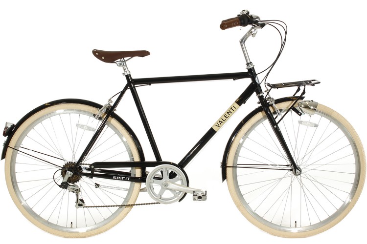 Spirit Valenti 6-Speed Herenfiets Zwart