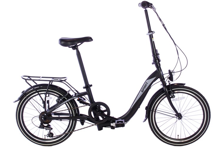 Spirit Bend Vouwfiets  6-speed Mat-Zwart